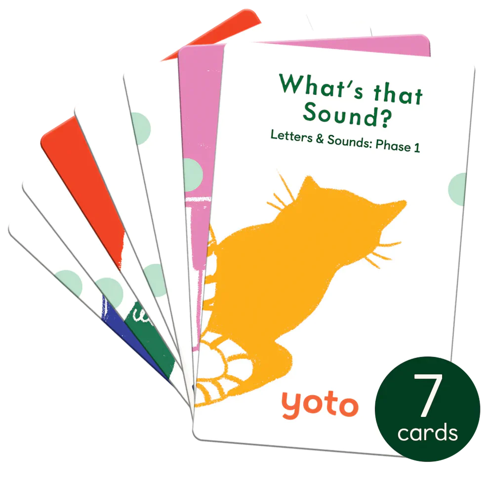 Phonics: Letters & Sounds: Phase 1 - 7 Audiobook Cards