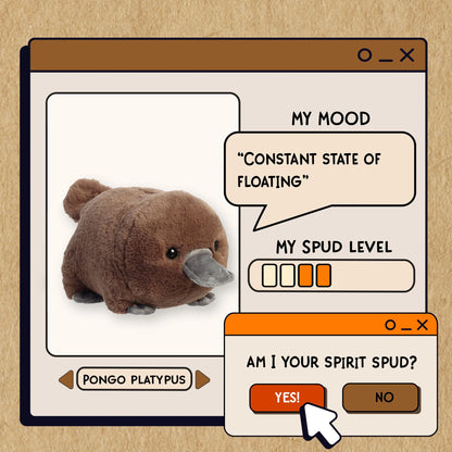 Spudsters™ - 10" Pongo Platypus
