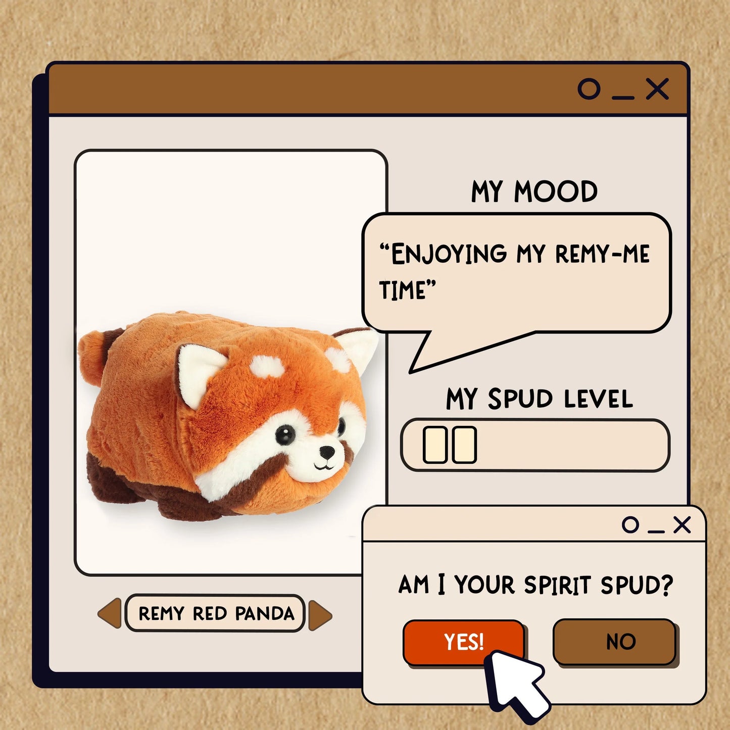 Spudsters™ - 10" Remy Red Panda™