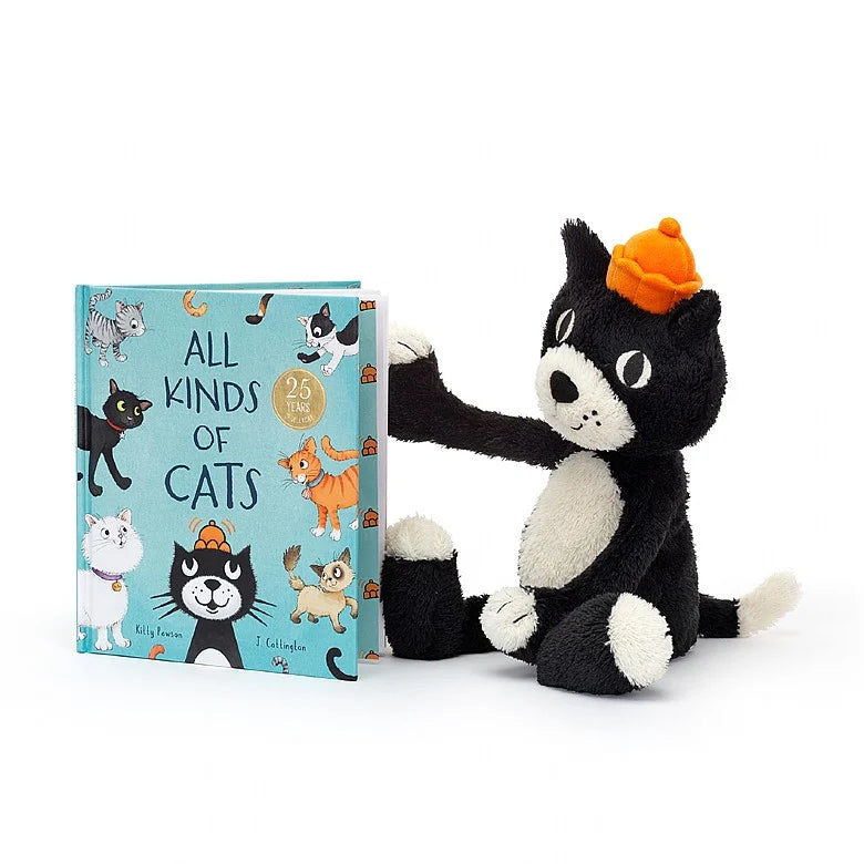All Kinds Of Cats Book And Jellycat Jack Bundle
