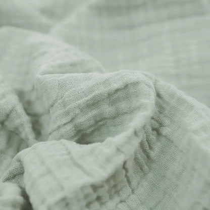 Organic Cotton Muslin Swaddle Blanket - White Sage