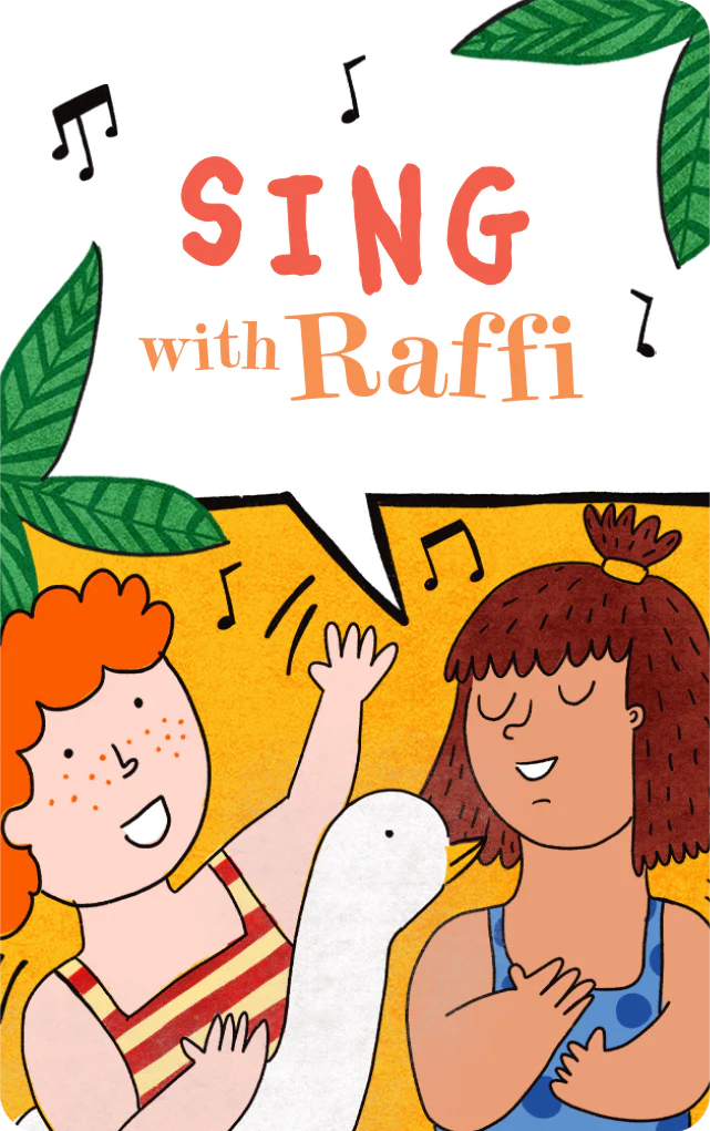 Sing with Raffi- Audiobook Card