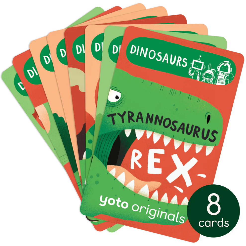 BrainBots: Dinosaurs - 8 Audiobook Cards