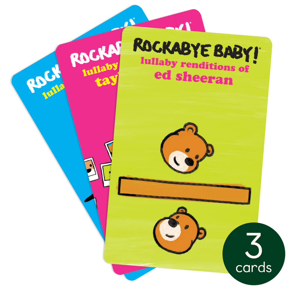 Lullaby Pop Collection - 3 Audiobook Cards