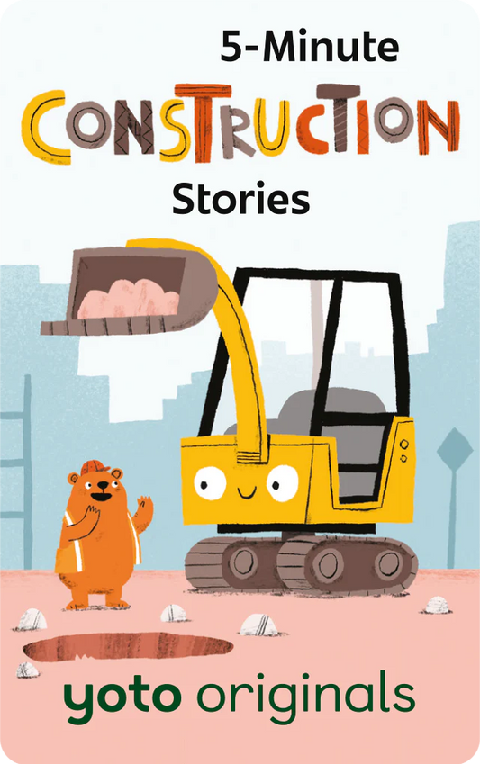 5-Minute Construction Stories - Audiobook Card