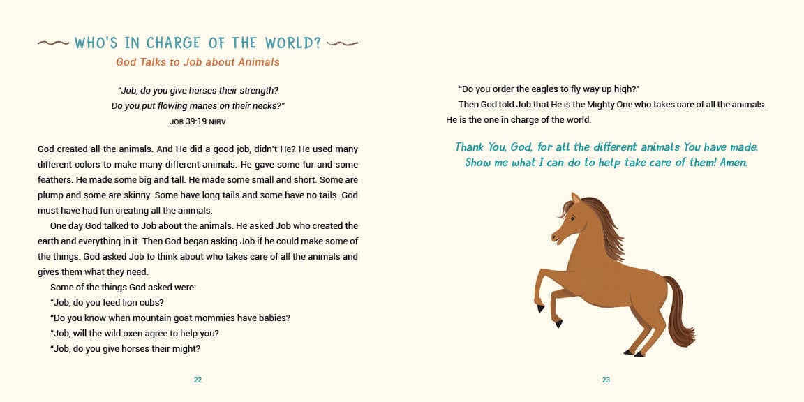 A Year of Bible Animal STORIES Barbour Publishing Lil Tulips