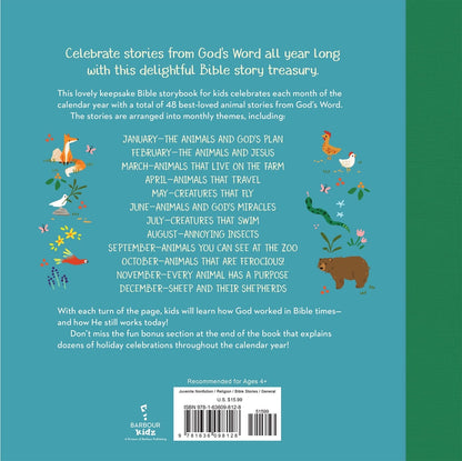 A Year of Bible Animal STORIES Barbour Publishing Lil Tulips