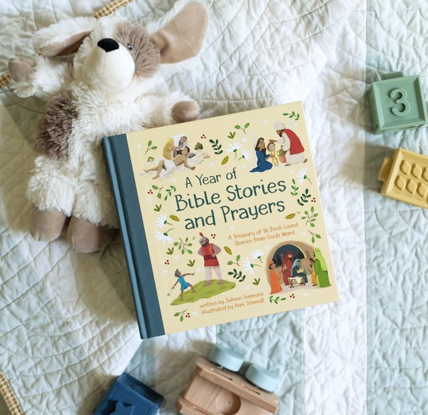A Year of Bible Stories and Prayers Barbour Publishing Lil Tulips