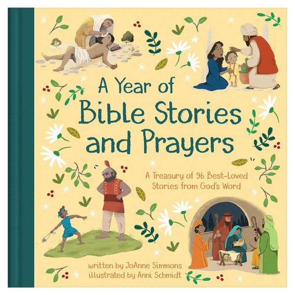 A Year of Bible Stories and Prayers Barbour Publishing Lil Tulips