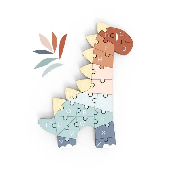 Abc Dino Puzzle Speedy Monkey Lil Tulips