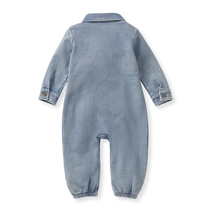 Acid Wash Infant Jumpsuit Burt's Bees Baby Lil Tulips