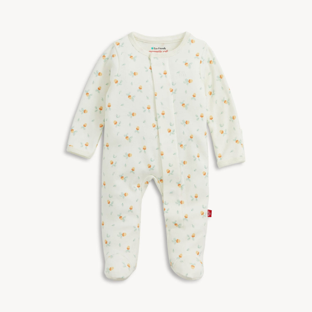 Acorns Organic Cotton Footie Magnetic Me Lil Tulips
