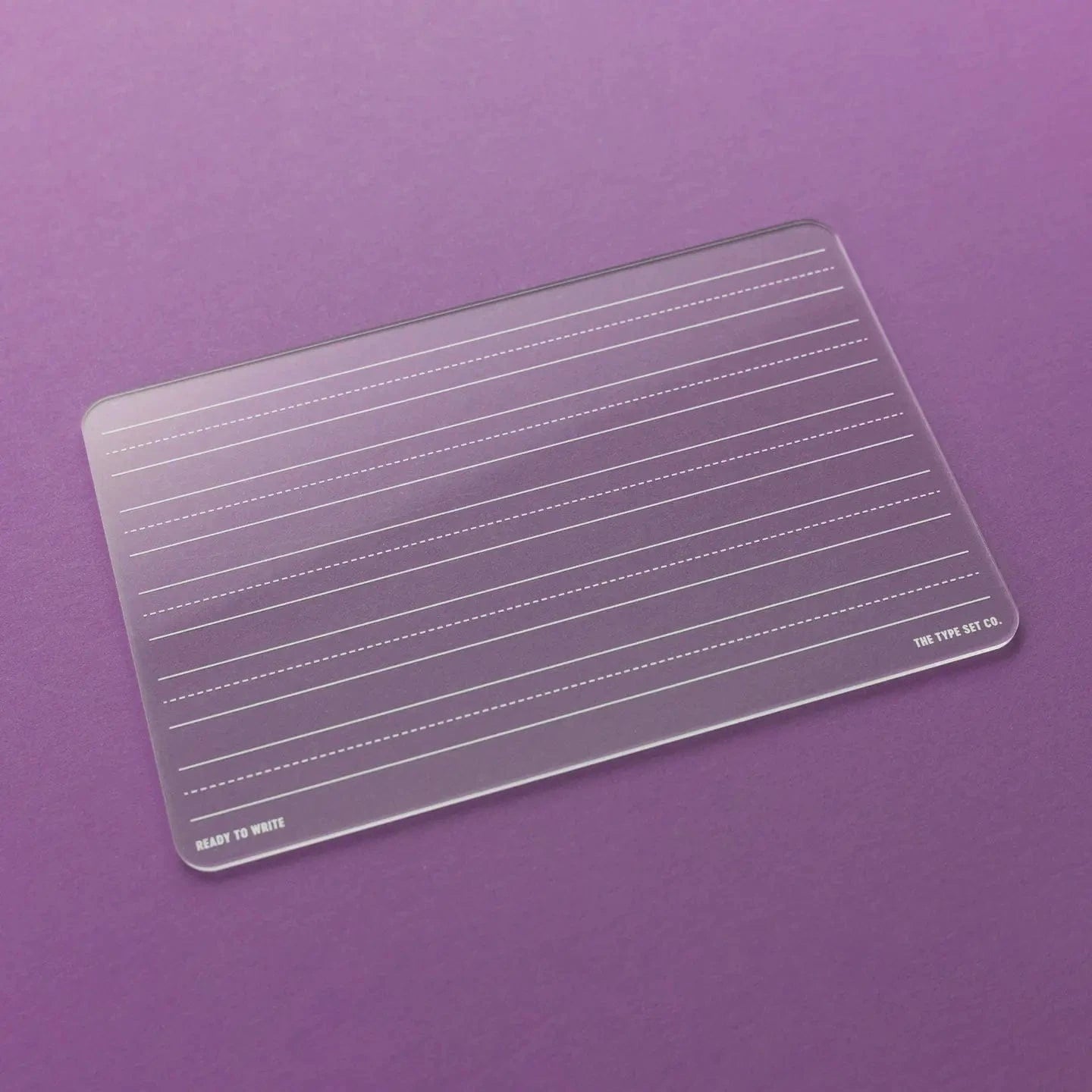 Acrylic Dry-Erase Freestyle Writing Practice Board The Type Set Co. Lil Tulips