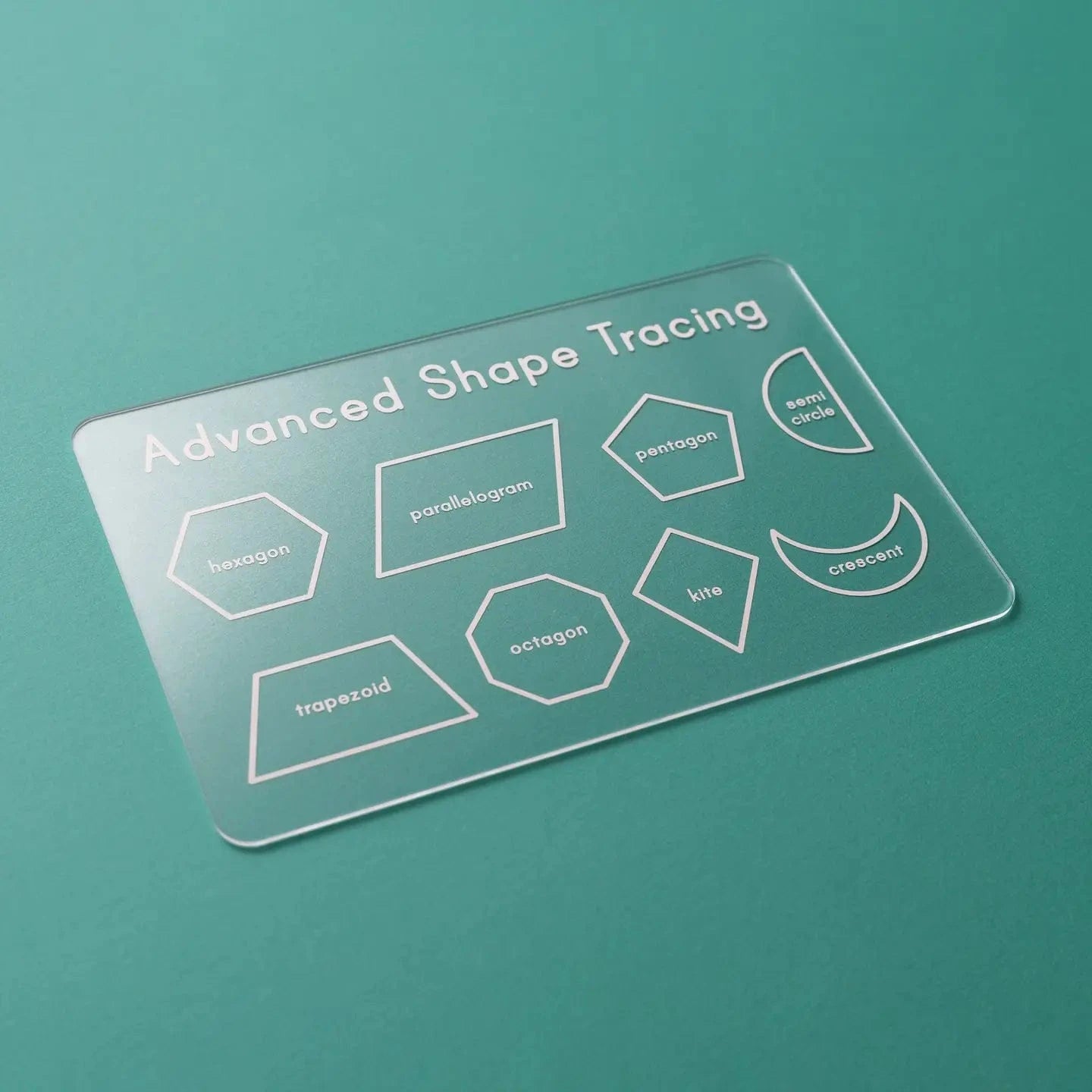 Acrylic Dry-Erase Tracing Board - Advanced Shapes The Type Set Co. Lil Tulips