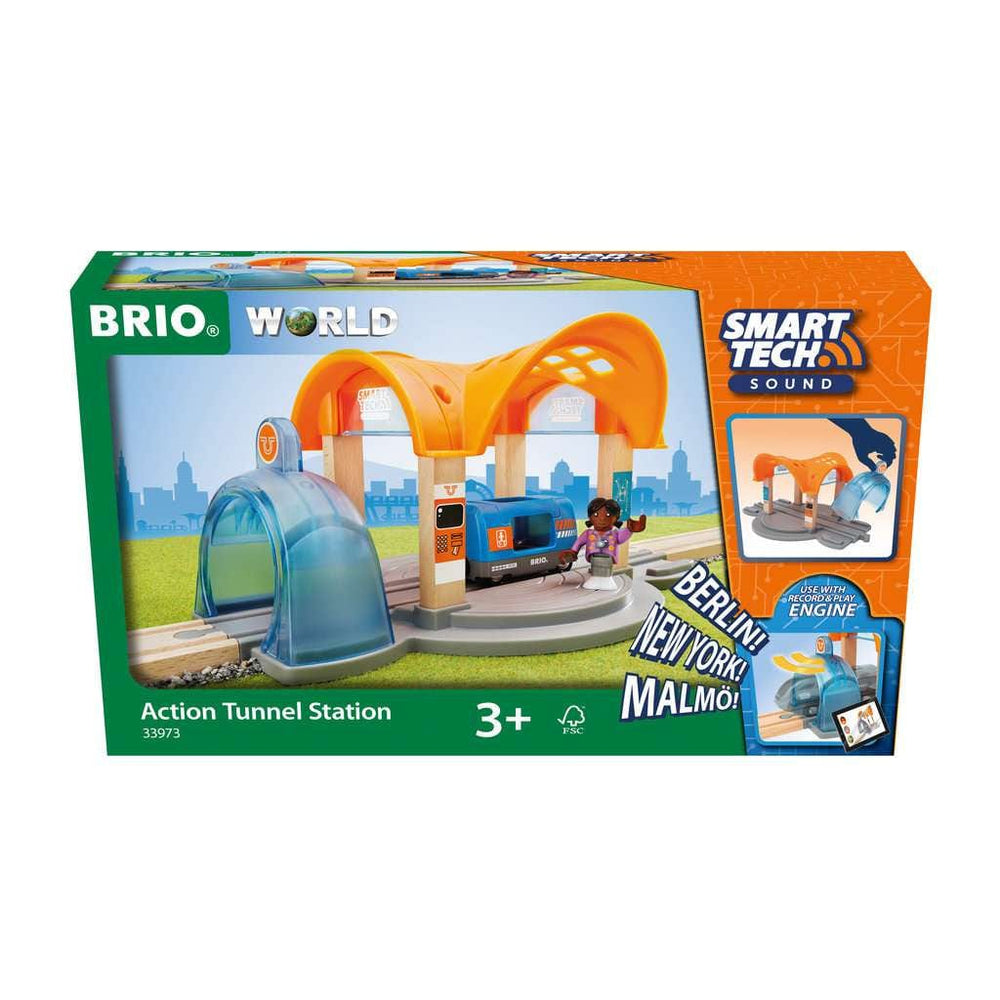 Action Tunnel Station Brio Model Trains & Train Sets Lil Tulips