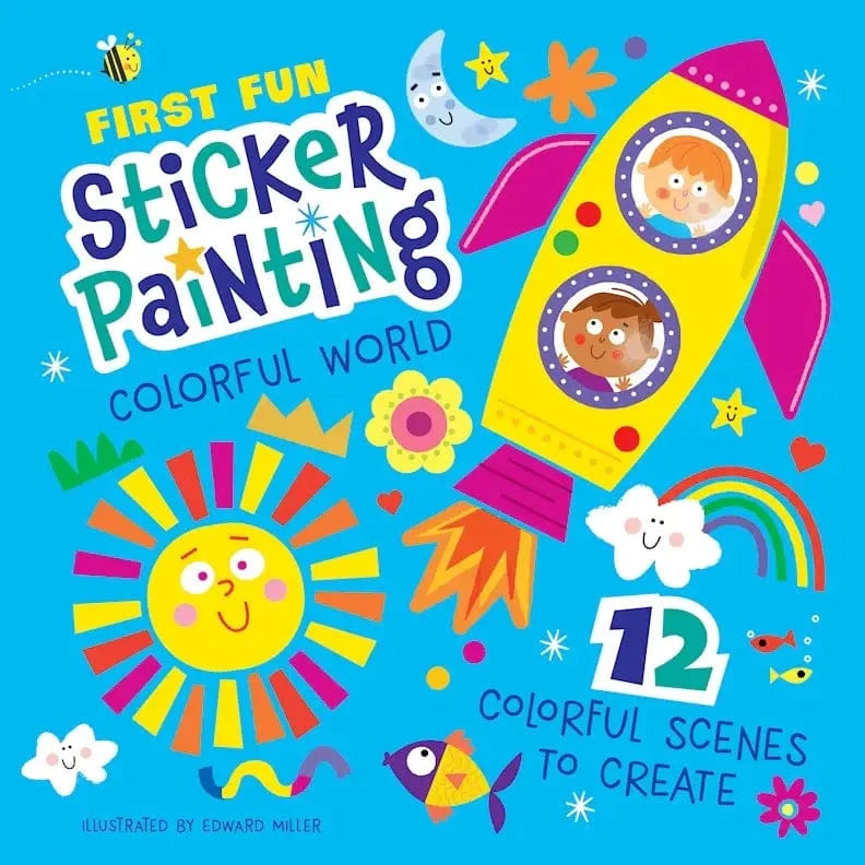Activity Book - First Fun Sticker Painting: Colorful World Wellspring Lil Tulips