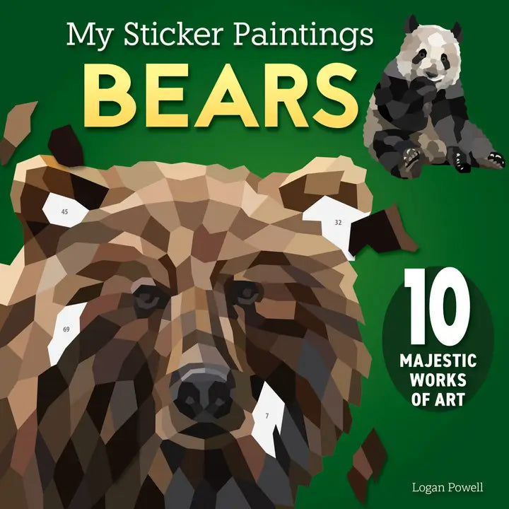 Activity Book - My Sticker Paintings: Bears Wellspring Lil Tulips