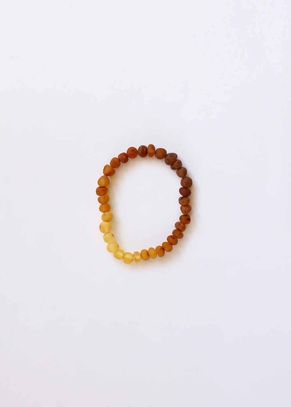 Adult: Raw Baltic Amber + Sunflower Bracelet Canyon Leaf Lil Tulips