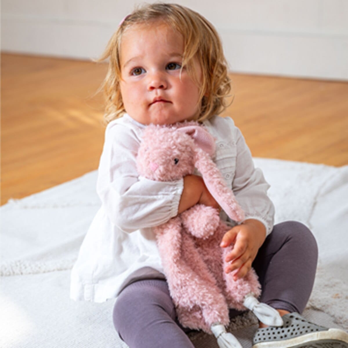 Again Friends Bunny Lovey – 11″ Mary Meyer Lil Tulips