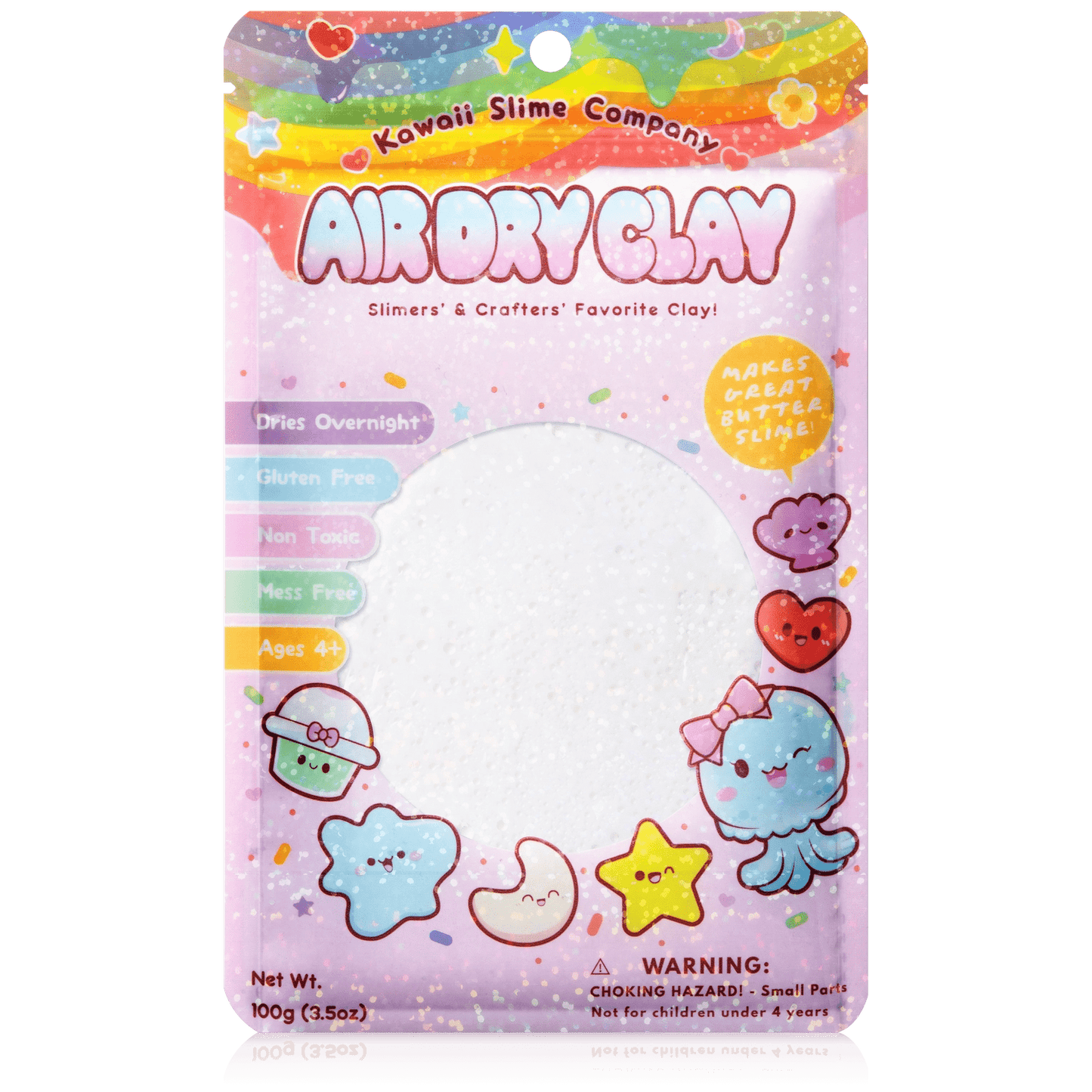 Air Dry Clay - Aqua Kawaii Slime Company Lil Tulips