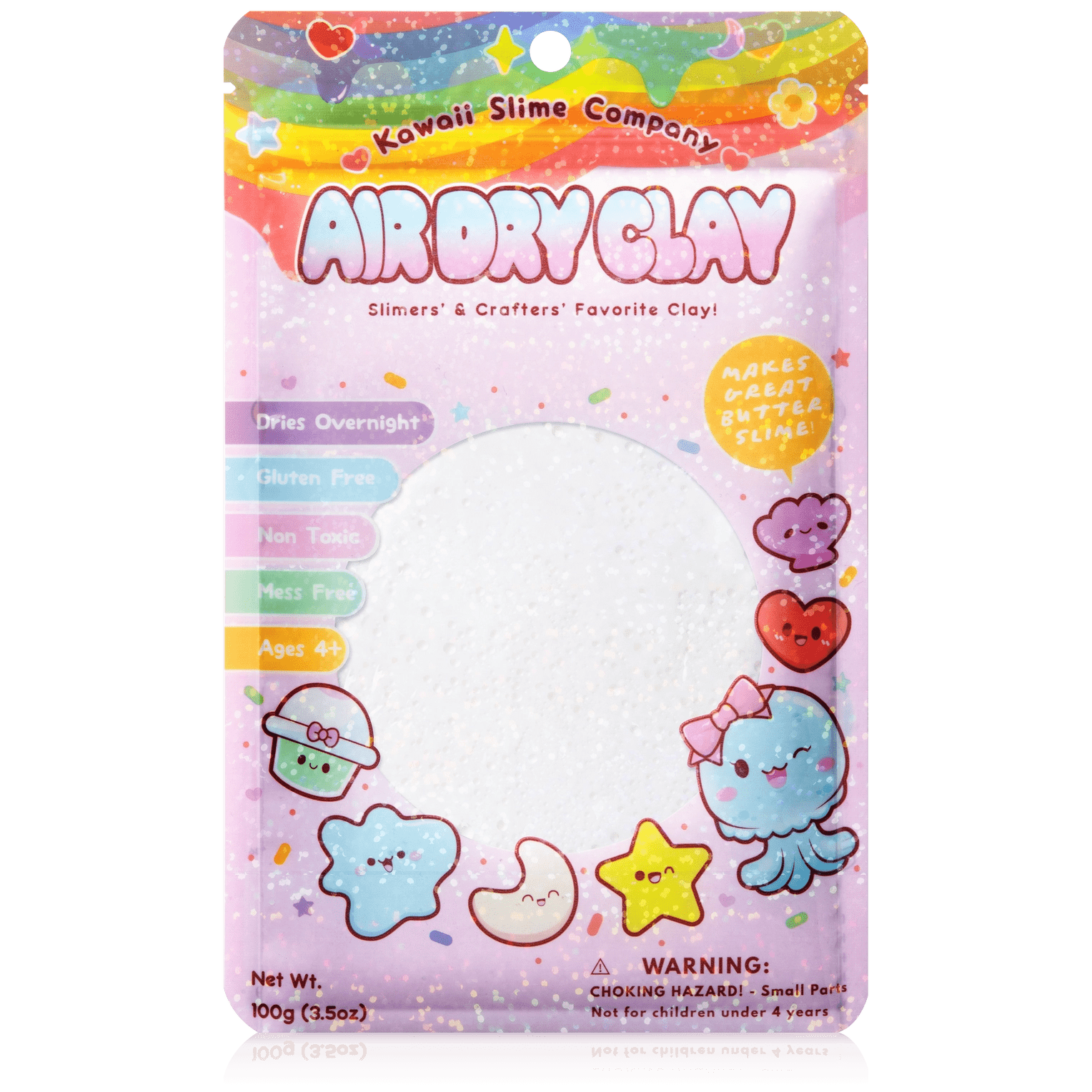 Air Dry Clay - Aqua Kawaii Slime Company Lil Tulips