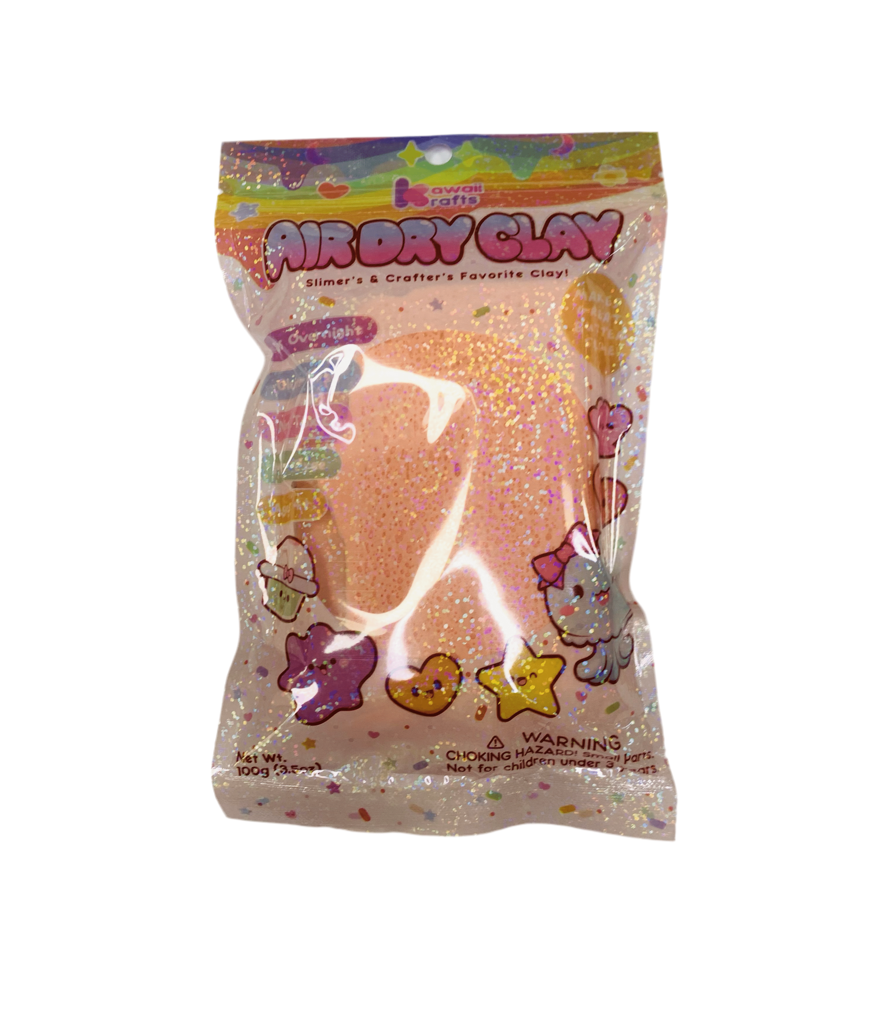Air Dry Clay - Coral Kawaii Slime Company Lil Tulips