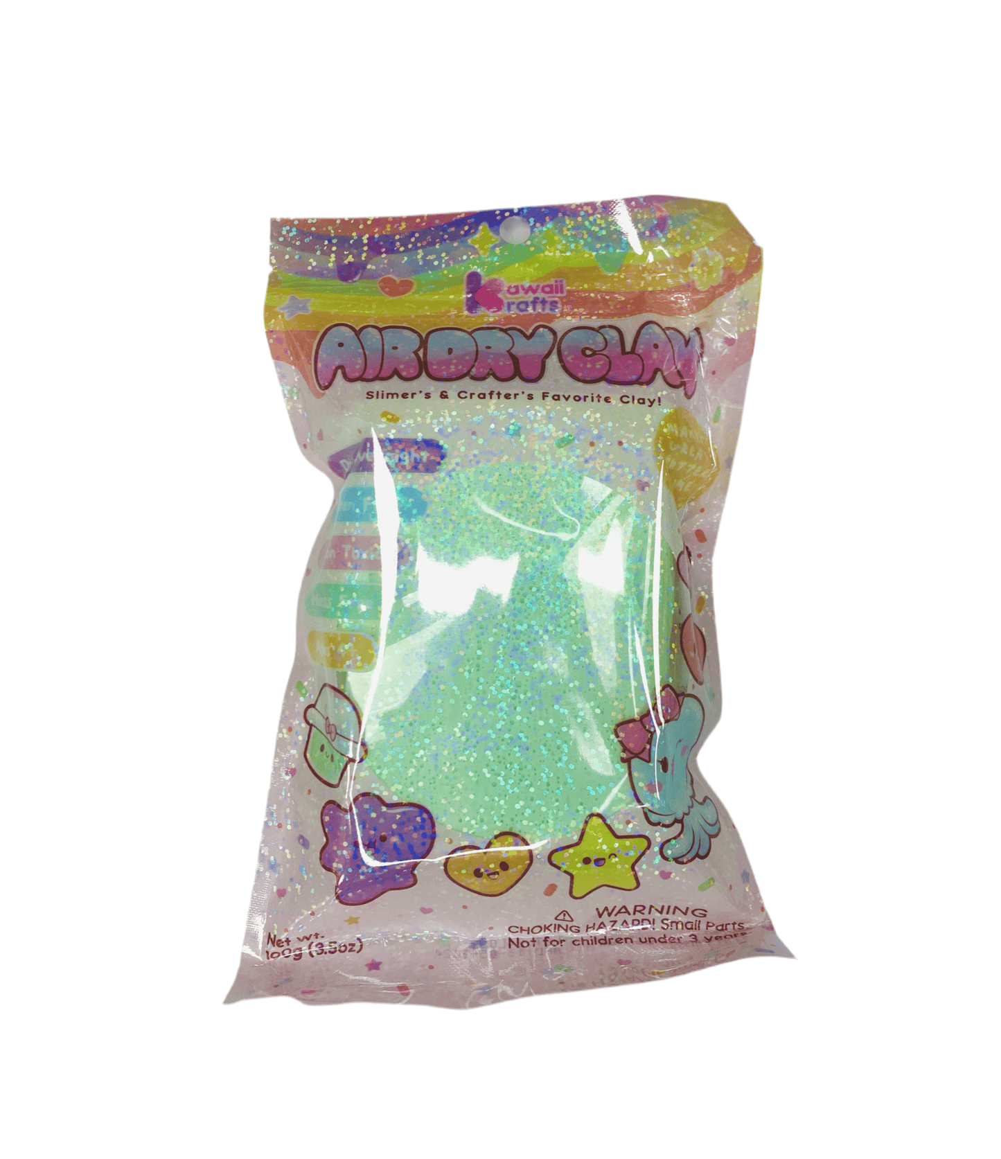 Air Dry Clay - Mint Kawaii Slime Company Lil Tulips