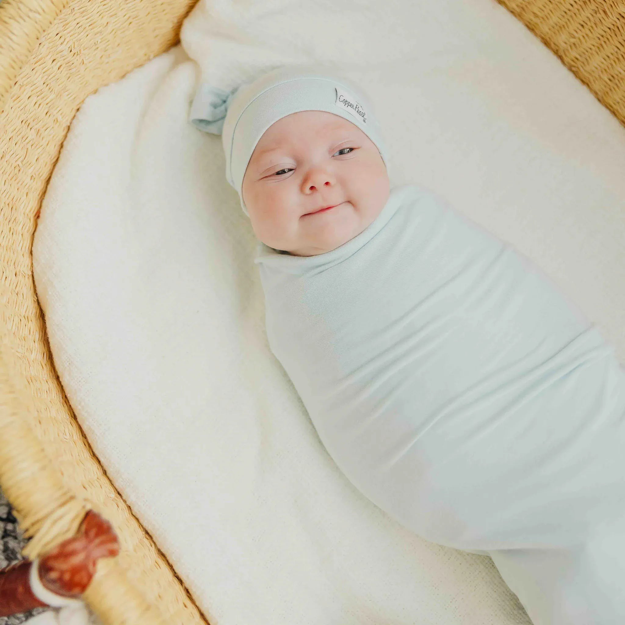 Air Knit Swaddle Blanket Copper Pearl Lil Tulips
