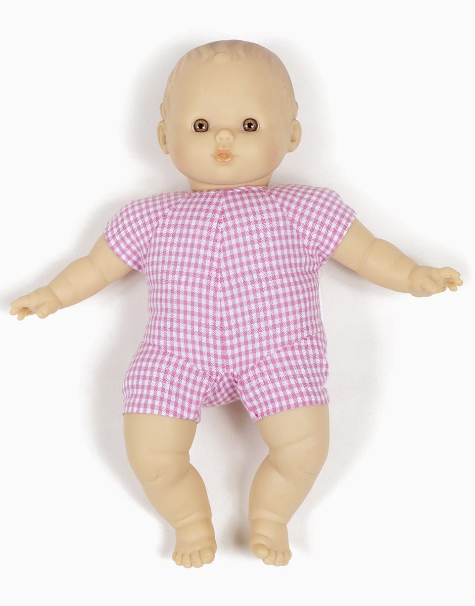Alice Pink Gingham Soft Body Minikane Doll Minikane Lil Tulips