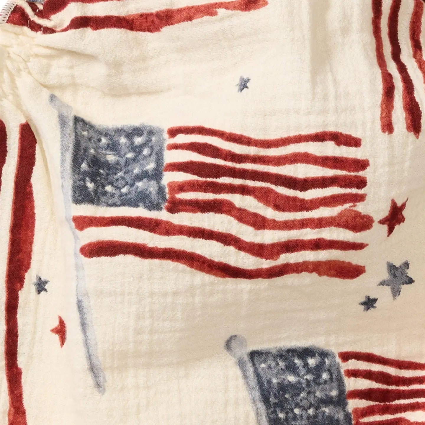 American Flag Bubble Romper Burt's Bees Baby Lil Tulips