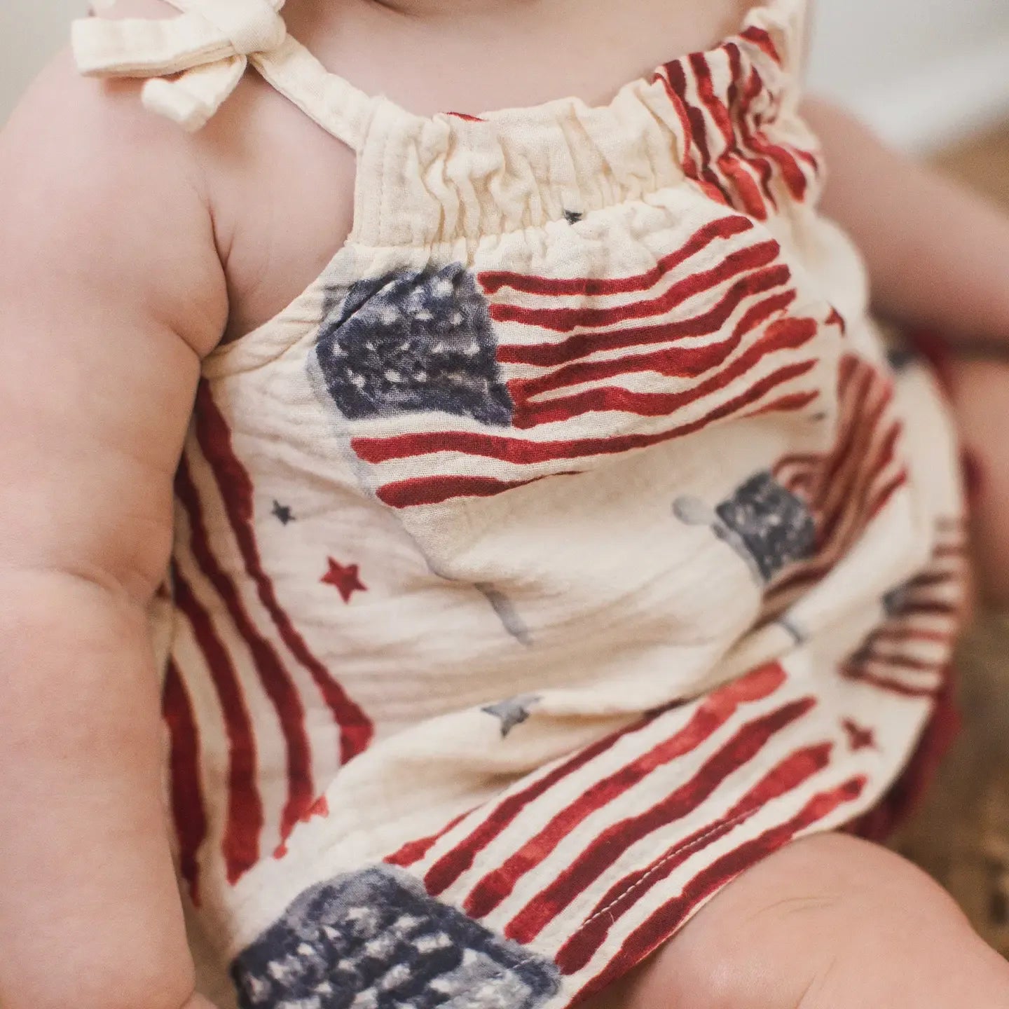 American Flag Tank & Shorts Set Burt's Bees Baby Lil Tulips