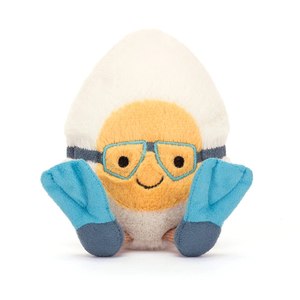 Amuseable Boiled Egg Scuba JellyCat Lil Tulips