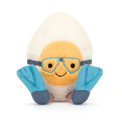 Amuseable Boiled Egg Scuba JellyCat Lil Tulips