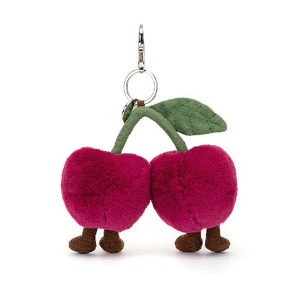 Amuseables Cherries Bag Charm Jellycat Stuffed Animals Lil Tulips
