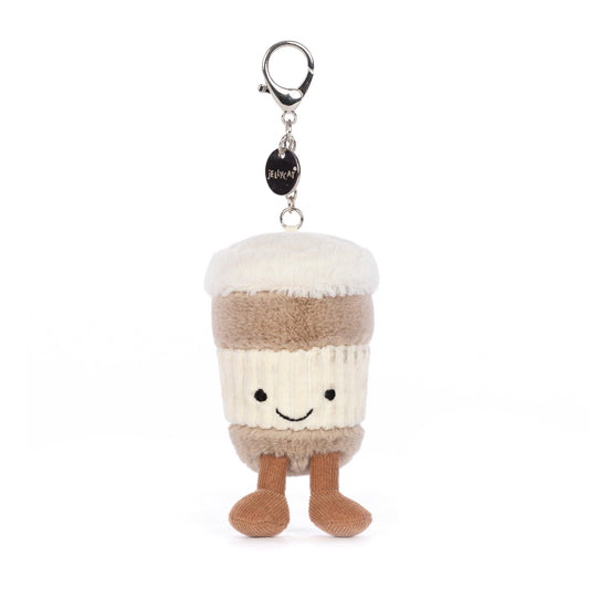 Amuseables Coffee-To-Go Bag Charm Jellycat Lil Tulips