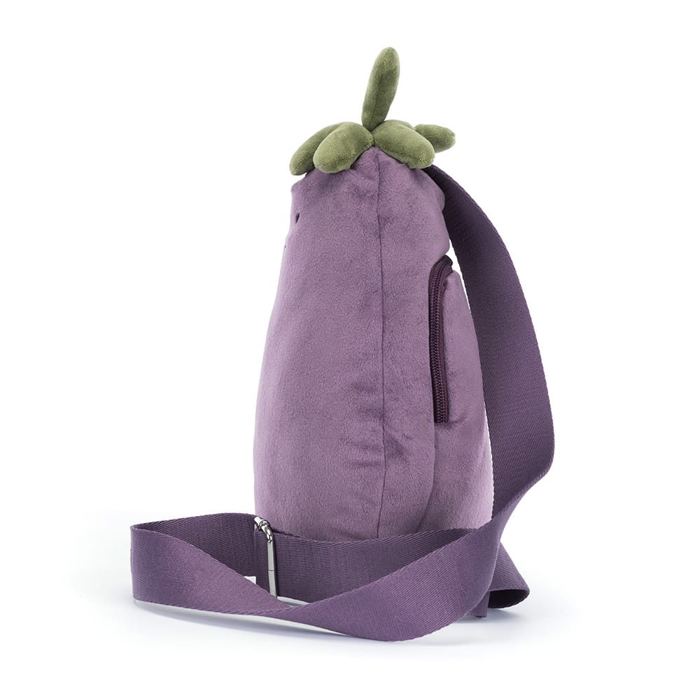 Amuseables Eggplant Bum Bag Jellycat Lil Tulips
