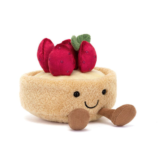 Amuseables Fleurette Tarte Aux Fraises Jellycat Stuffed Animals Lil Tulips