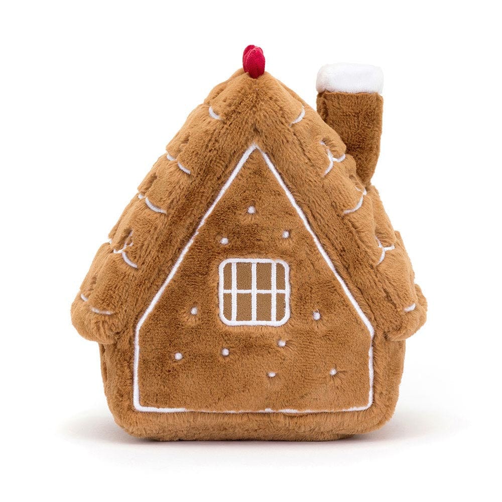 Amuseables Gingerbread House JellyCat Stuffed Animals Lil Tulips