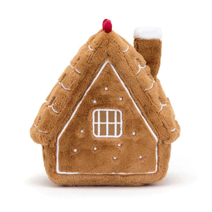 Amuseables Gingerbread House JellyCat Stuffed Animals Lil Tulips