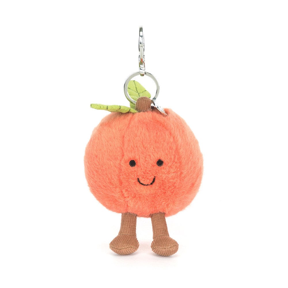 Amuseables Peach Bag Charm Jellycat Lil Tulips