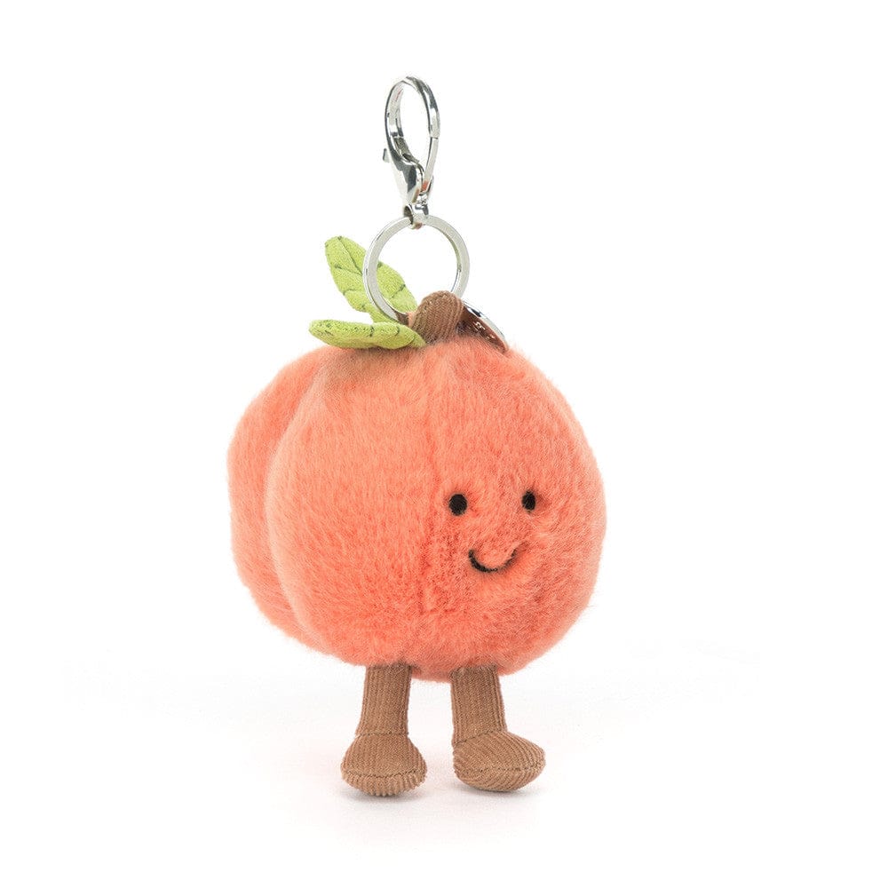 Amuseables Peach Bag Charm Jellycat Lil Tulips