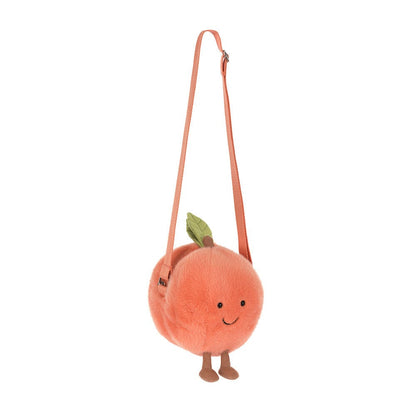 Amuseables Peach Shoulder Bag Jellycat Lil Tulips