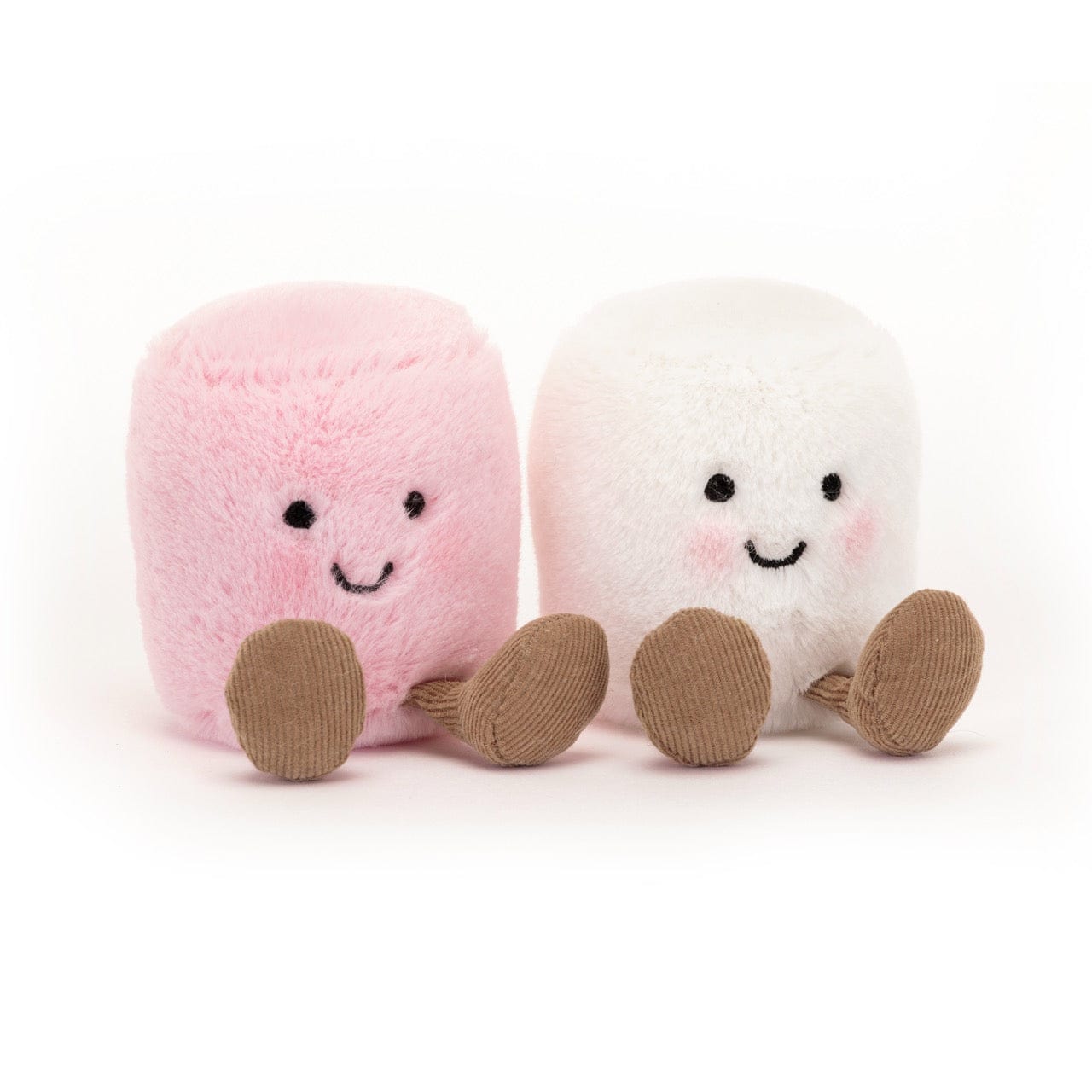 Amuseables Pink and White Marshmallows Jellycat Lil Tulips