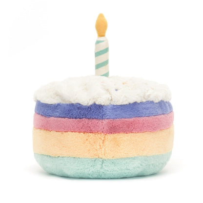 Amuseables Rainbow Birthday Cake Large Jellycat Lil Tulips