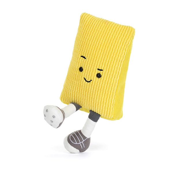 Amuseables Sports Warni Yellow Card Jellycat Lil Tulips