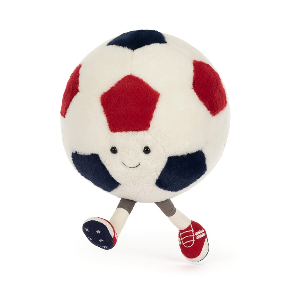 Amuseables USA Soccer Ball Jellycat Lil Tulips