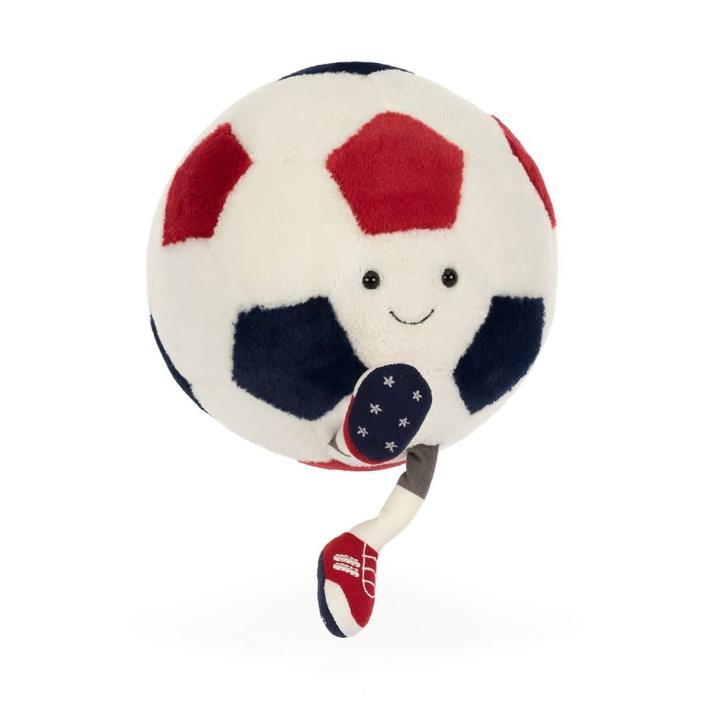 Amuseables USA Soccer Ball Jellycat Lil Tulips