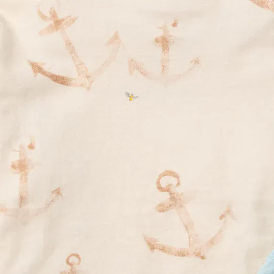 Anchors Tee & Shorts Set Burt's Bees Baby Lil Tulips