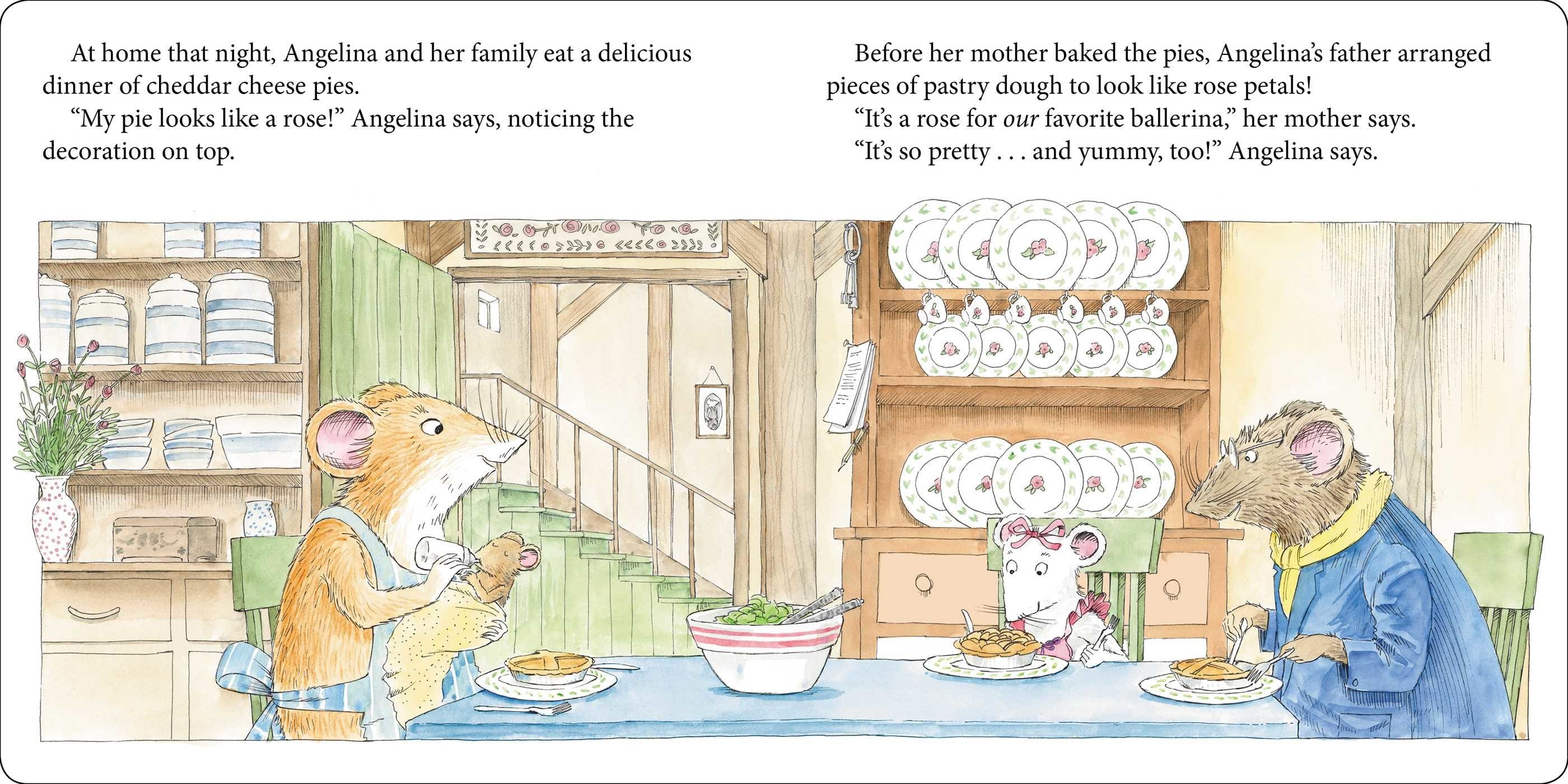 Angelina Ballerina Dancing Day - Board Book Simon & Schuster Lil Tulips