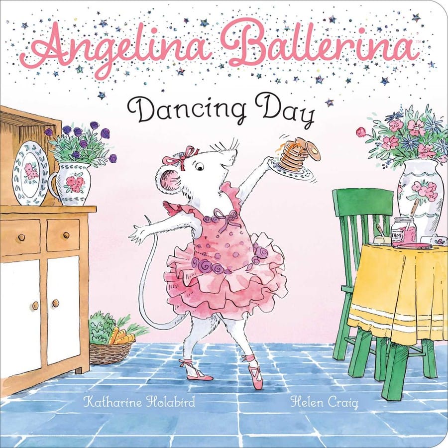 Angelina Ballerina Dancing Day - Board Book Simon & Schuster Lil Tulips